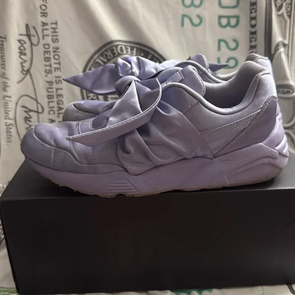 Puma x Fenty by Rihanna Bow Creeper Lace Up Sneakers. Size 8 - Picture 5 of 7
